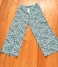 LADIES M&S wide leg Aqua Green