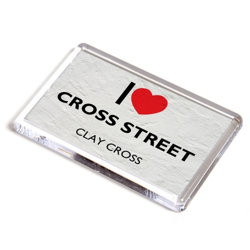 Fridge magnet love cross - -,