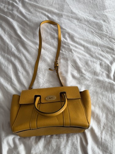 Mulberry leather bag yellow - mulberry,