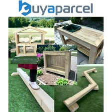 Bespoke Outdoor Garden Wooden Childrens Toys Mud Kitchen Sink Balance Beam +