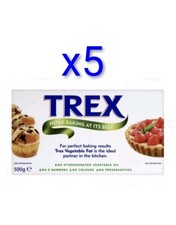 Trex 250g x 5 Vegetable Fat