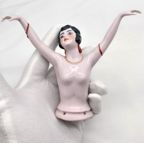 Antique porcelain half - antique, doll