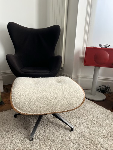Eames style ottoman footstool - eames,