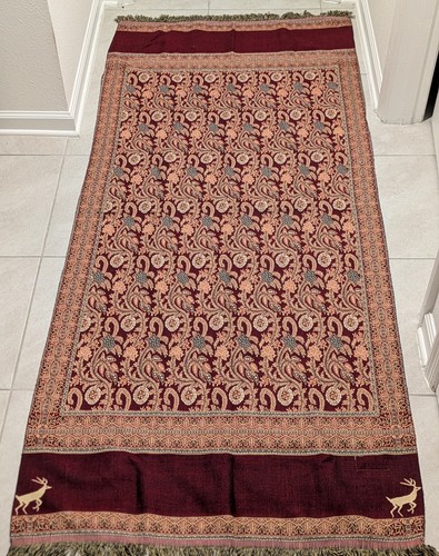 Woven egyptian tapestry shawl - egyptian,
