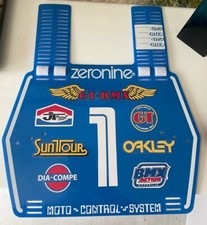Authentic ZERONINE MOTO CONTROL STSTEM BMX Number plate - GT BMX