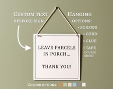 Please Leave Parcels On Porch