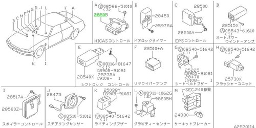 Control assembly hicas - control,