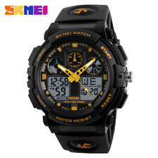 Mens Watch Army Military Alarm