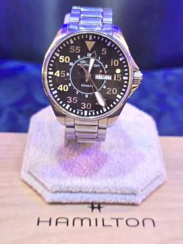 Hamilton khaki aviation pilot - hamilton,