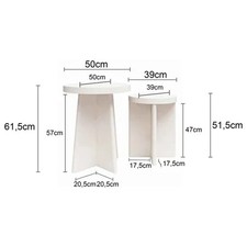 Liam Round End Tables 2Pk