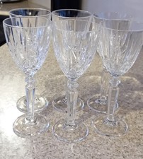 6 Vintage Crystal Sherry