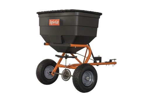 Tow behind broadcast - broadcast, spreader