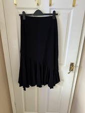 Black Frilled Skirt