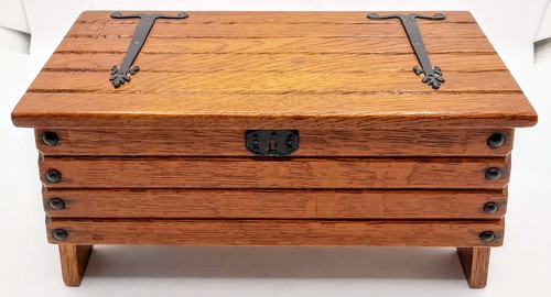 Vintage miniature blanket box - vintage,