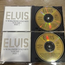 Elvis Presley 50 Worldwide Gold Award Hits 2 CD Set ORIGINAL RCA 6401-2-R OOP!