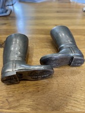 Vintage Silver Plated Grenadier Riding Boots Condiment Pot