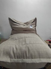 Beige Bean Bag Chair