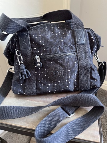 Kipling bag used navy blue - kipling, used,