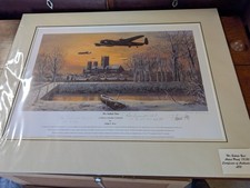 Limited Edition Aviation Mntd Print - We Salute You -Philip West with Signatures