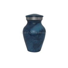 Aluminium Urn, Water Blue