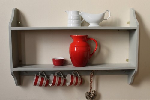 Wall mounted shelf - mounted, solid