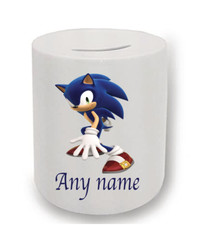 Sonic the Hedgehog personalised money box