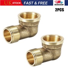 90° Threaded Brass Elbow