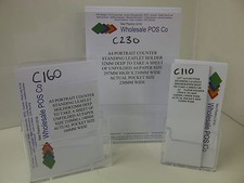 Clear Plastic Leaflet Holder