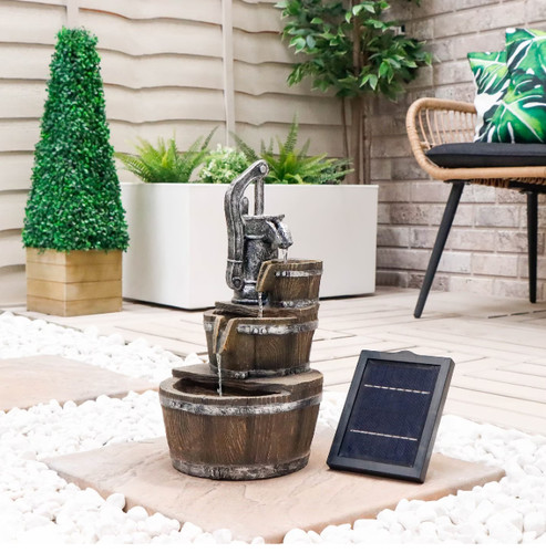 Tier cascading barrel - barrel, solar