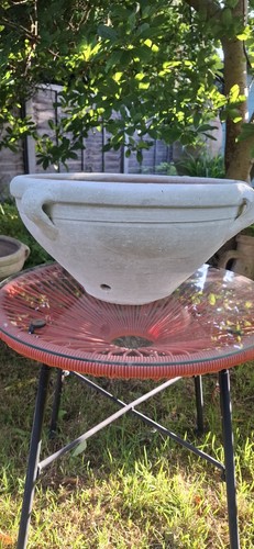 Large rustic planter flower - large,