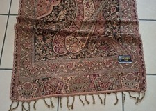Indian Kashmiri Shawl 100% Pure Made in India Kuwait Lady