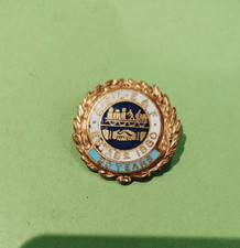 Vintage A.S.L.E.& F. 30 Years Loyal Member Enamel Lapel-Pin Badge