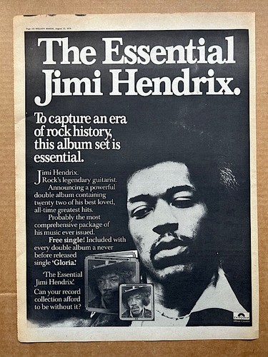 Jimi hendrix essential poster - hendrix,