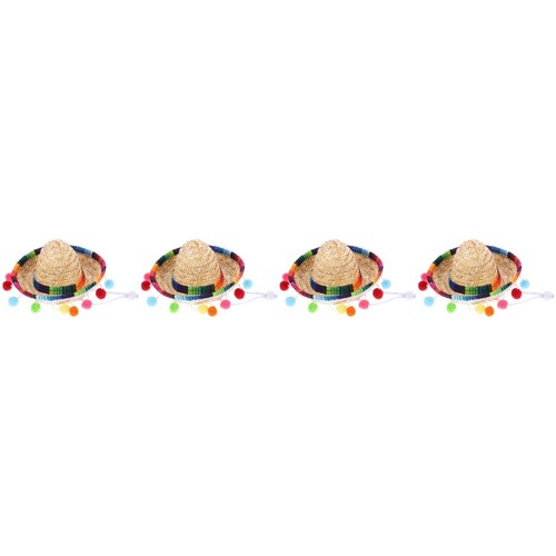 Count sombrero hats small - 4,
