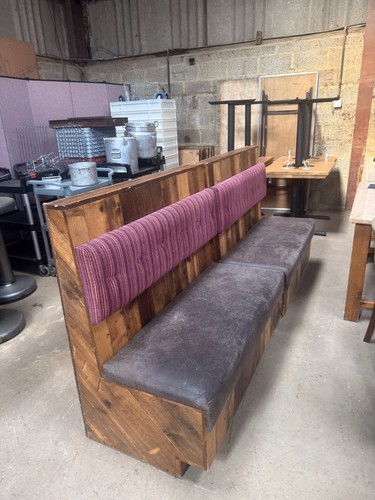 Restaurant wooden booth - 2x,