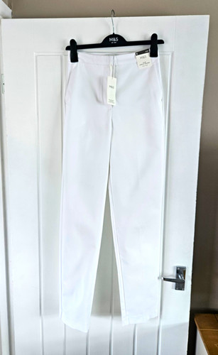 White slim ankle grazer - m&s,