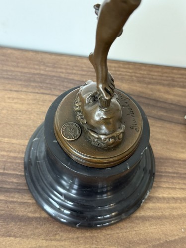 Bronze mercury statue - bronze,