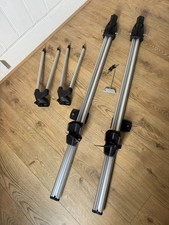 MINI & BMW RACING BIKE CARRIERS X2 RACKS FOR ROOF BARS WITH TRACKS 82720443635