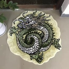 Japanese Dragon Tufted Rug -