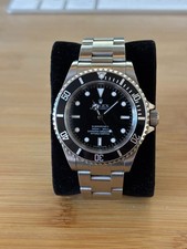 Rolex Submariner Men's Black Watch - 14060M - Rare 4Liner