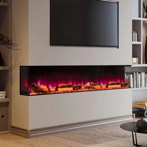 Electric fireplace panoramic - fireplace,