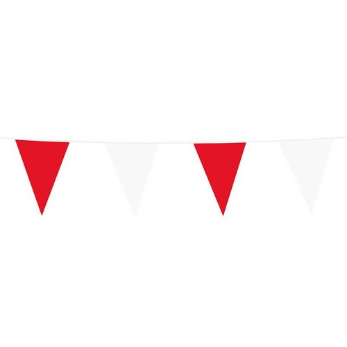 Plain red and white - plain,