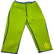 Zaggora Lime Hot Pants Gym Shorts Womens Fitted Polyester Blend Size L Pull On L