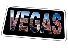 Las Vegas Metal Sign Holiday