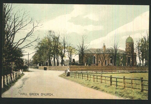 Postcard church hall - -, church,