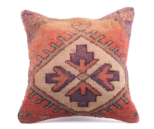 Vintage turkish kilim cushion - vintage,