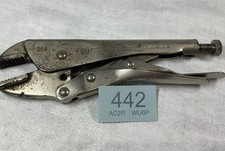 Vintage Used Stanley Mole Grips 7” Made In USA 84-901 Tool Wrench Lock Pliers