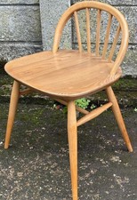 RARE  RETRO ERCOL SMALL DESK CHAIR VERY CLEAN PART OF A SET LISTED SEPARATELY