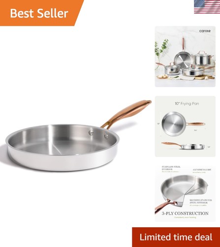 Stainless steel frying - 10”,