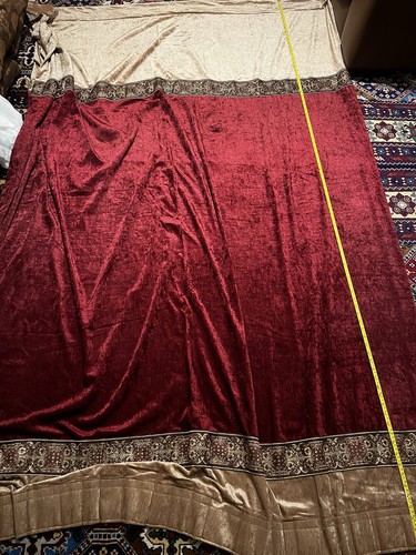 Red gold velvet - red, &